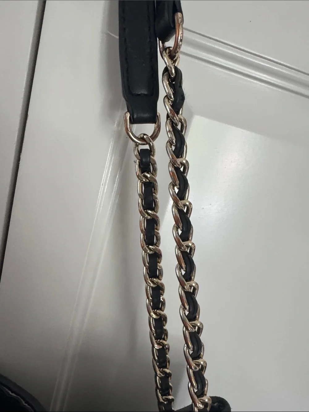 Tory Burch Black Quilted Chain-Handle Shoulder Bag